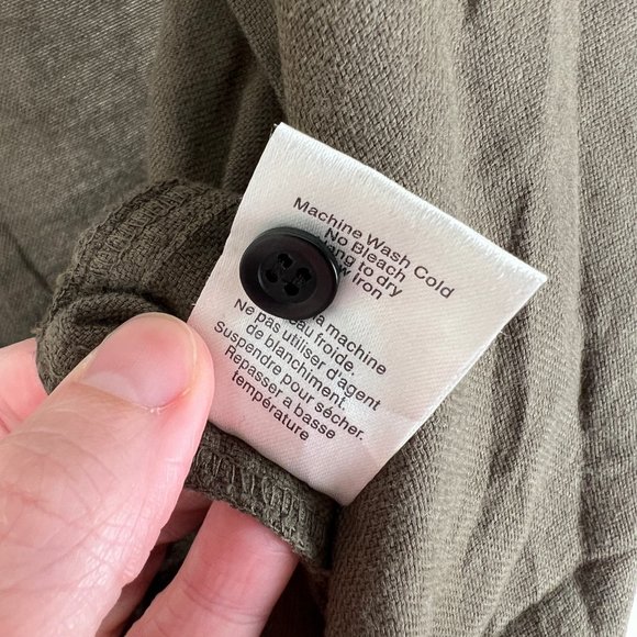 Aritzia Community Overall Jumpsuit Coversuit Coveralls Sleeveless Button Down Up - Picture 5 of 7